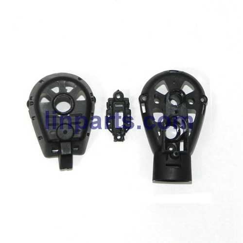 LinParts.com - MJX X500 2.4G 6 Axis 3D Roll FPV Quadcopter Real-time Transmission Spare Parts: Motor deck(Black)