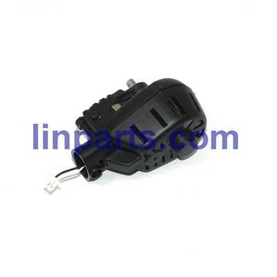 LinParts.com - MJX X600 2.4G 6-Axis Headless Mode Spare Parts: lid after the main+Motor deck+bearing+Hollow tube + gear+Main motor Black[black/white line]