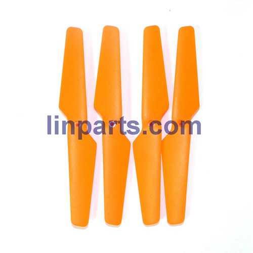 MJX X705C 6-Axis 2.4G Helicopters Quadcopter C4005 WiFi FPV Camera RC Gyro Drone Spare Parts: Blades set[Orange]