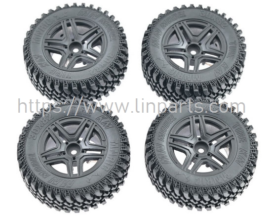 LinParts.com - MN86KS RC Car Spare Parts: Metal tire sleeve black