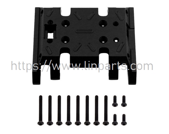 LinParts.com - MN86KS RC Car Spare Parts: Upgrade Metal Chassis counterweight transmission mounting plate