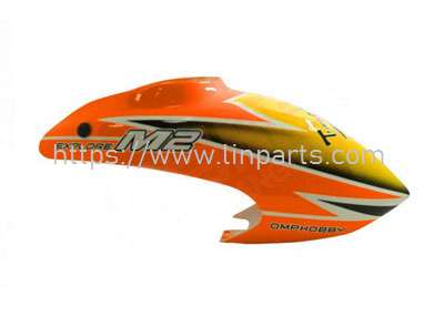 Omphobby M2 EXPLORE/V2 RC Helicopter Spare Parts: Head cover Orange