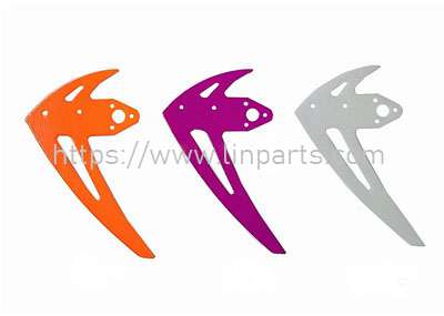 LinParts.com - Omphobby M2 EXPLORE/V2 RC Helicopter Spare Parts: Upgrade Vertical wing Super explosion-resistant tail purple/orange/white grey - Click Image to Close