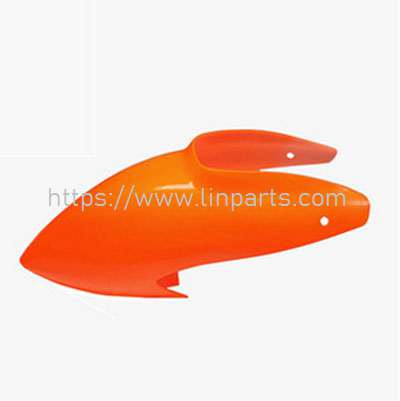 LinParts.com - Omphobby M1 RC Helicopter Spare Parts: Head cover Fluorescent orange - Click Image to Close