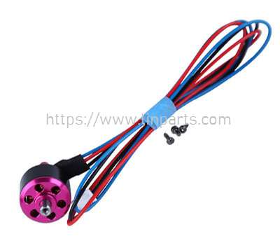 LinParts.com - Omphobby M1 RC Helicopter Spare Parts: Tail Motor unit (purple) - Click Image to Close