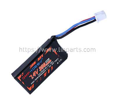 LinParts.com - Omphobby M1 RC Helicopter Spare Parts: Lithium battery pack 350mAh 50C 7.4V - Click Image to Close