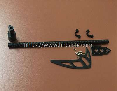 LinParts.com - Omphobby M1 RC Helicopter Spare Parts: Upgraded carbon fiber tailpipe kit - Click Image to Close