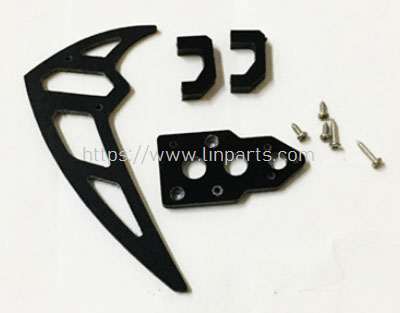 LinParts.com - Omphobby M1 RC Helicopter Spare Parts: Tail vertical wing motor seat set - Click Image to Close