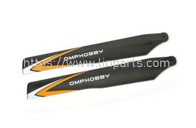 Omphobby M2 EXPLORE/V2 RC Helicopter Spare Parts: Main propeller Orange