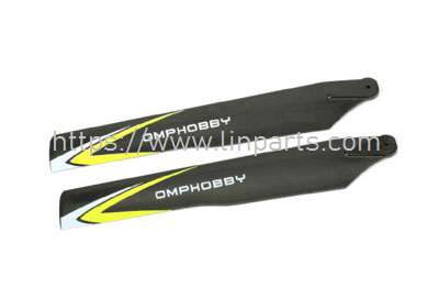 Omphobby M2 2019 Version RC Helicopter Spare Parts: Main propeller Yellow