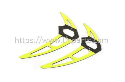 LinParts.com - Omphobby M2 2019 Version RC Helicopter Spare Parts: Vertical wing Yellow - Click Image to Close