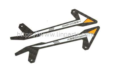LinParts.com - Omphobby M2 2019 Version RC Helicopter Spare Parts: 2019 Version Undercarriage Orange - Click Image to Close