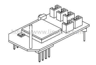 LinParts.com - Omphobby M2 2019 Version RC Helicopter Spare Parts: Flight control PCB board set