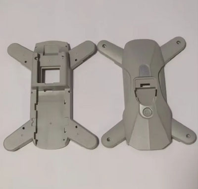 LinParts.com - K80 PRO MAX RC Drone Spare Parts: UP Down Shell Gray - Click Image to Close