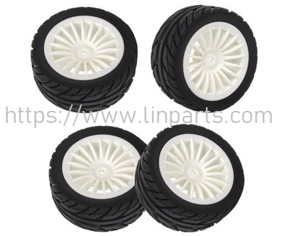 LinParts.com - SG1603 RC Car Spare Parts: White flat running wheels