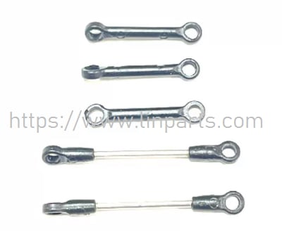 RC ERA C032 Linkage rod set Black - UH1 Huey RC Helicopter spare parts RC ERA C032 Linkage rod set Black - UH1 Huey RC Helicopter spare parts