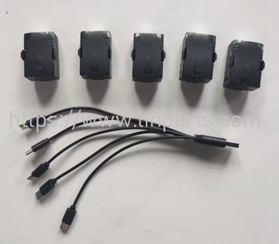 RC ERA C032 5 batteries + USB charging cable - UH1 Huey RC Helicopter spare parts RC ERA C032 5 batteries + USB charging cable - UH1 Huey RC Helicopter spare parts