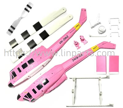 RC ERA C032 parts set (Pink) - UH1 Huey RC Helicopter spare parts RC ERA C032 parts set (Pink) - UH1 Huey RC Helicopter spare parts