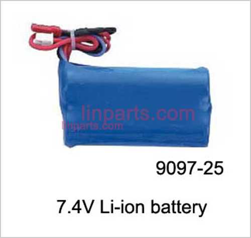 Shuang Ma 9097 Spare Parts: Body battery(7.4V 1100mAh)