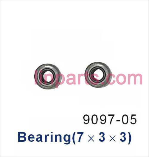 Shuang Ma 9097 Spare Parts: Bearing 7*3*3mm(1PCS)