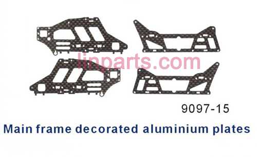 LinParts.com - Shuang Ma 9097 Spare Parts: Main frame decorated aluminum plates