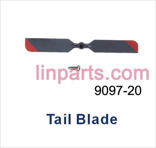 LinParts.com - Shuang Ma 9097 Spare Parts: Tail blade - Click Image to Close