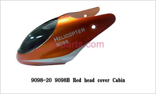 Shuang Ma/Double Hors 9098 9102 Spare Parts: Head cover\Canopy(Orange)
