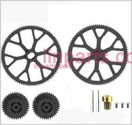 LinParts.com - Shuang Ma 9101 Spare Parts: Top/bottom main gear A&B - Click Image to Close