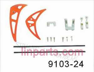 Shuang Ma/Double Hors 9103 Spare Parts: Balance stabilizer Decorative set(Orange)