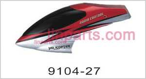 Shuang Ma/Double Hors 9104 Spare Parts: Head cover\Canopy(Red)