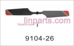 LinParts.com - Shuang Ma/Double Hors 9104 Spare Parts: tail blade(Red)