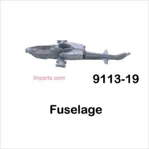 Shuang Ma/Double Hors 9113 Spare Parts: Fuselage body