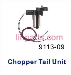 Shuang Ma/Double Hors 9113 Spare Parts: Chopper tail unit tail motor + tail motor deck