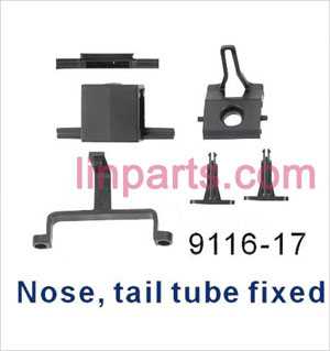 LinParts.com - Shuang Ma/Double Hors 9116 Spare Parts: Nose tail tube fixed - Click Image to Close
