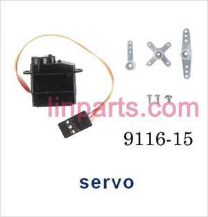 LinParts.com - Shuang Ma/Double Hors 9116 Spare Parts: Servo - Click Image to Close