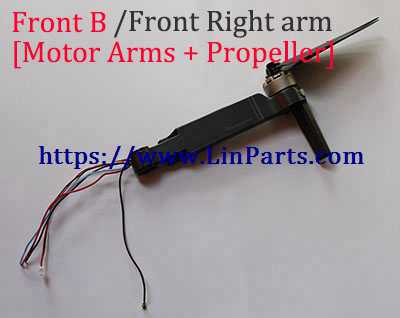SJ R/C F11 F11 PRO RC Drone Spare Parts: Front B [Motor Arms + Propeller]
