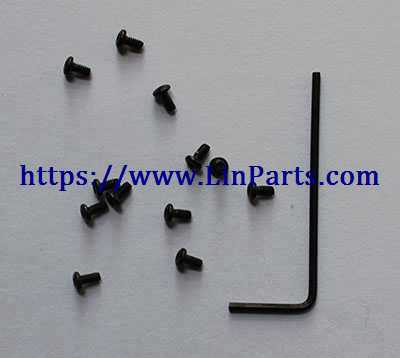 LinParts.com - Holy Stone DE22 RC Drone Spare Parts: Main blade motor screw + tool