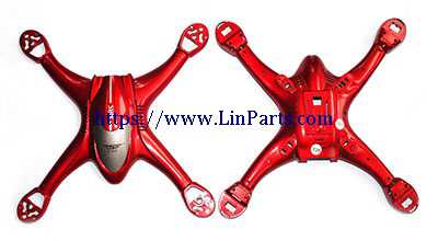 LinParts.com - SJ R/C S30W RC Quadcopter Spare Parts: Upper cover + Bottom cover[Red] - Click Image to Close