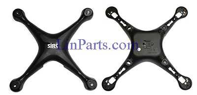 LinParts.com - SJ R/C S70W RC Quadcopter Spare Parts: Upper cover + Bottom cover[Black] - Click Image to Close