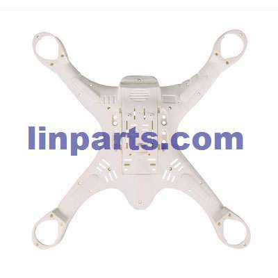 LinParts.com - SJ R/C X300-1 X300-1C X300-1CW RC Quadcopter Spare Parts: Bottom cover[White]X300-2 - Click Image to Close