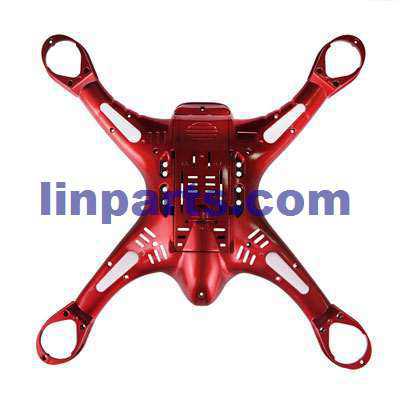 LinParts.com - SJ R/C X300-2 X300-2C X300-2CW RC Quadcopter Spare Parts: Bottom cover[Red]X300-2