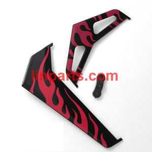 (image for) SYMA F1 Spare Parts: Tail decorative set (red)