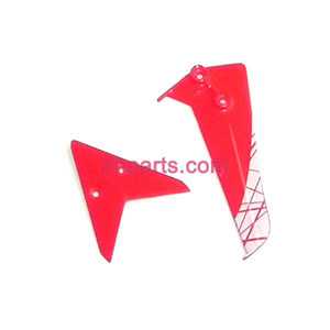 LinParts.com - SYMA F4 Spare Parts: Tail decorative set(Red) - Click Image to Close