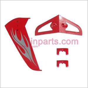 LinParts.com - SYMA S031 S031G Spare Parts: Tail decoration(Red) - Click Image to Close