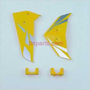 LinParts.com - SYMA S033 S033G Spare Parts: Tail decorative set(Yellow) - Click Image to Close