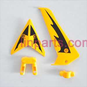 LinParts.com - SYMA S107 S107C S107G Spare Parts: tail decoration Yellow