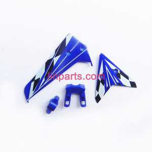 LinParts.com - SYMA S107N Spare Parts: Tail decorative set(Blue) - Click Image to Close