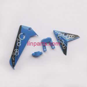 LinParts.com - SYMA S107P Spare Parts: Tail decorative set(Blue) - Click Image to Close