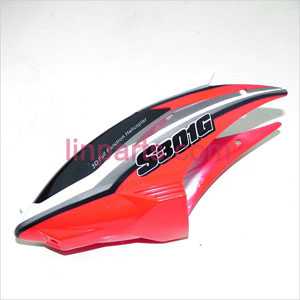 SYMA S301 S301G Spare Parts: Head cover\Canopy(Red/white)