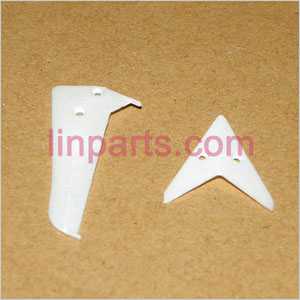 LinParts.com - SYMA S36 Spare Parts: Tail decorative set (White) - Click Image to Close